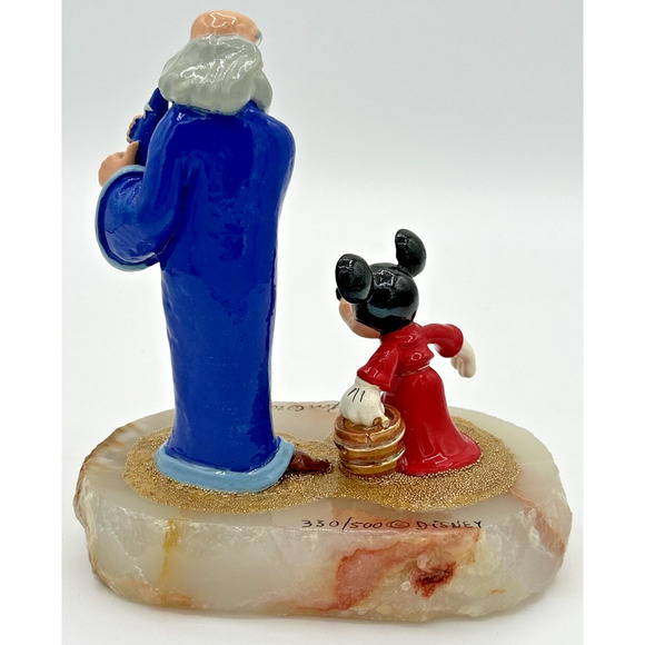 2001 Ron Lee Disney Mickey Mouse Sorcerer Yensid Figurine #330/500 SKU192 - Picture 4 of 11